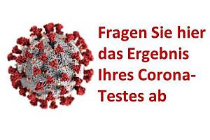 Abfrage Ergebnis Coronatest